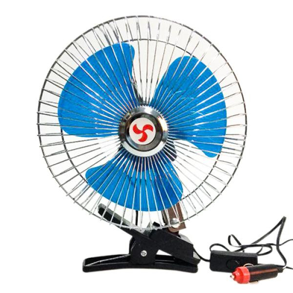 Купити Вентилятор в прикурювач метал 24В 6" на клипсе