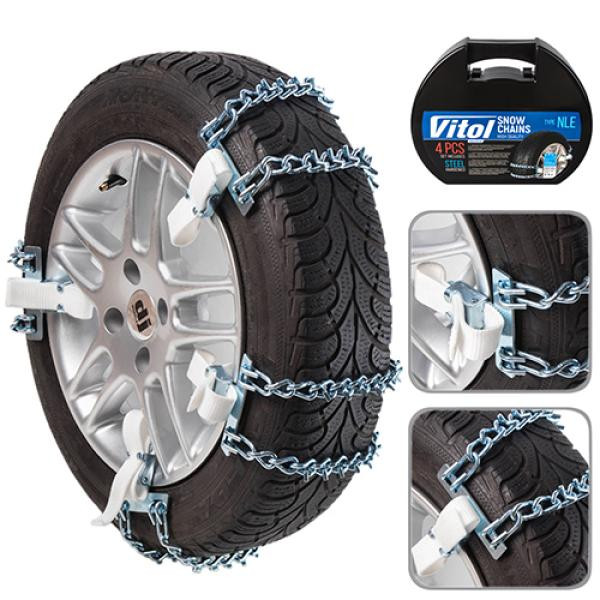 Купить Ланцюги на колеса MODEL 3 розмір NLE-38 (4 шт.) (в пластиковому боксі)