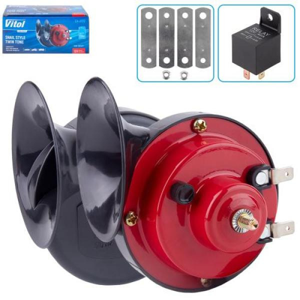 Купити Сигнал електромагнітний VITOL, CA-2012, 12В/D=88мм