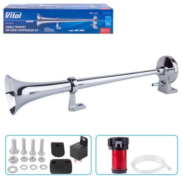 Купити Сигнал пневматичний VITOL/CA-1340/1 дудка метал/12B/420мм