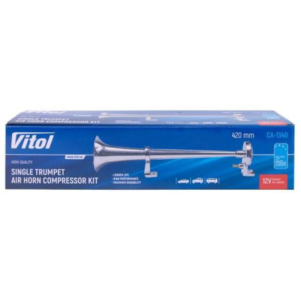 Купити Сигнал пневматичний VITOL/CA-1340/1 дудка метал/12B/420мм