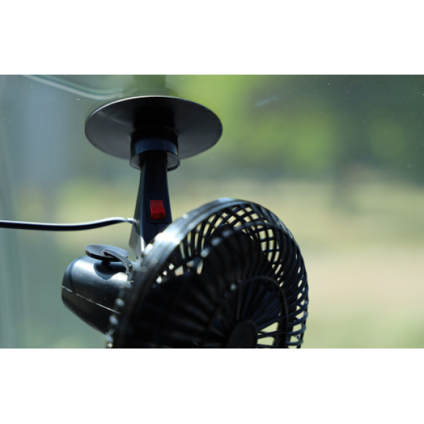 Купити Вентилятор 5" ВН.12.531/HF-331 (HF-333) на присоску 12 В (з фіксатором положення)