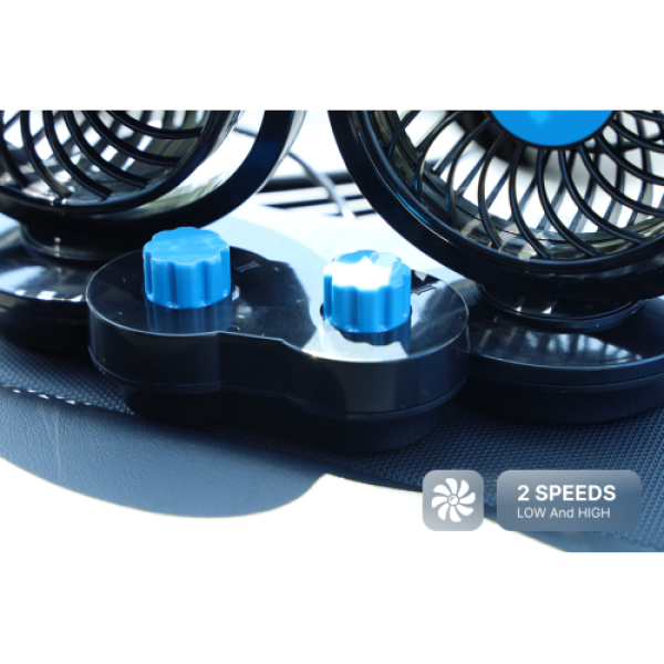 Купить Вентилятор HX-T307 4" 12V 6.5W подвійний дві швидкості