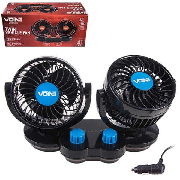 Купить Вентилятор HX-T307 4" 12V 6.5W подвійний дві швидкості