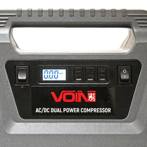 Купити Компресор автомобільний "VOIN" VC-220 116psi/10А/25л/AC /DC/Автостоп
