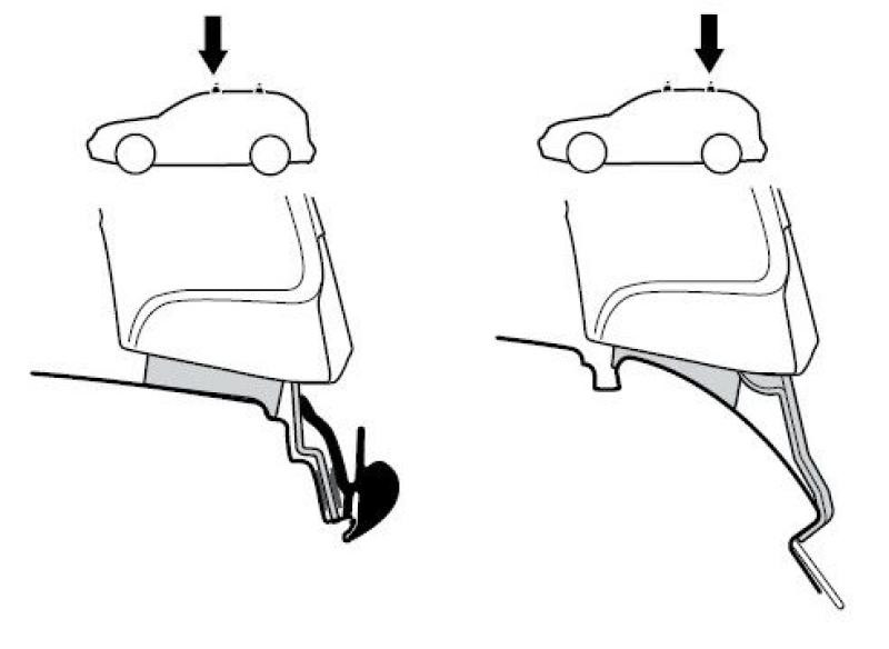 Купить Монтажный комплект Thule 1050 для Volkswagen Golf (mkIV)(3-дв) 1997-2003 (TH 141050)