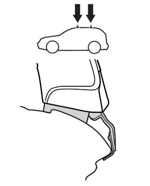 Купить Монтажный комплект Thule 1560 для Honda Accord (mkVIII)(sedan) 2007-2012 (USA) (TH 141560)