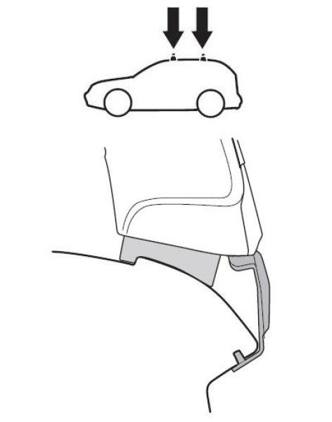 Купити Монтажный комплект Thule 1592 для Volkswagen Passat (B6)(седан) 2005-2011 / (B7)(седан) 2010-2015 (TH 141592)