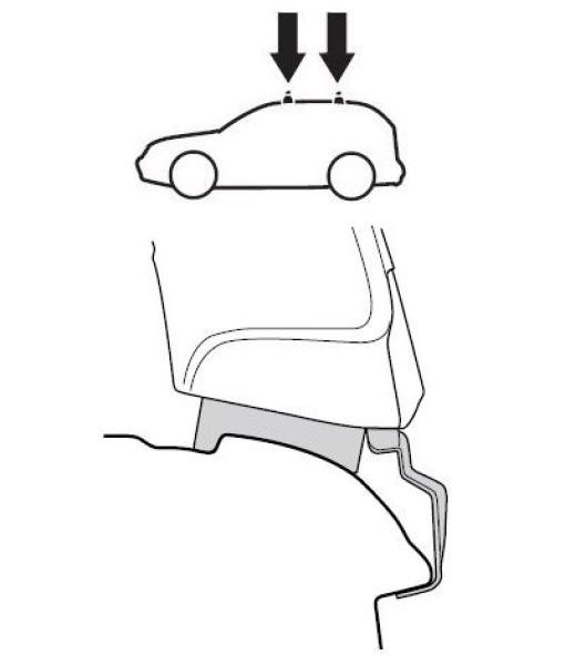 Buy Mounting kit thule 1610 for Kia Optima (MKII) 2005-2010 (Th 141610)