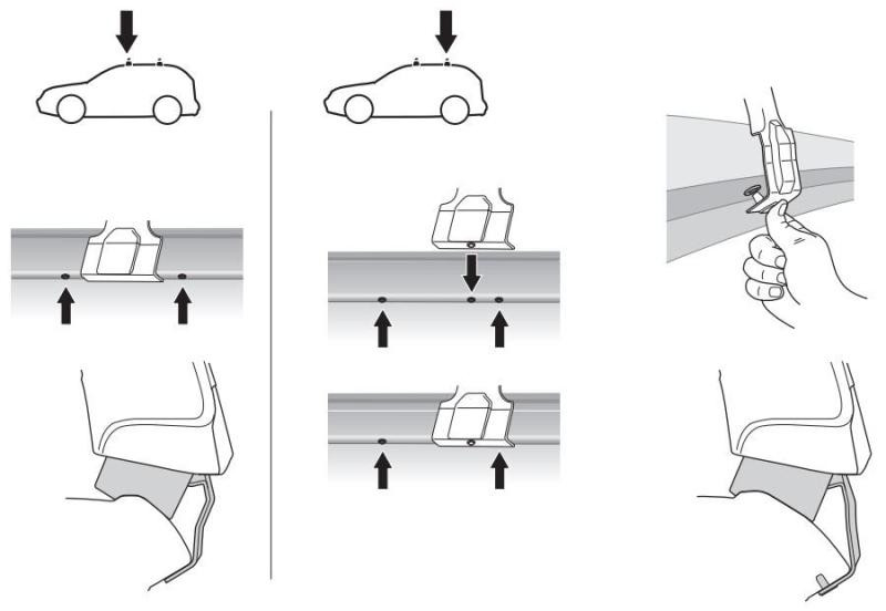 Buy Mounting kit Thule 1870 for Volkswagen Polo (MKVI) (hatchback) 2017 → (Th 141870)
