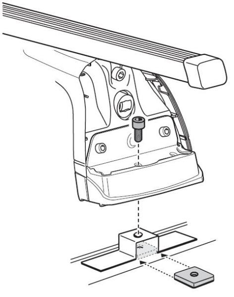 Купить Монтажный комплект Thule 3009 для Renault Trafic (mkII) 2001-2015; Opel Vivaro (mkI) 2001-2015; Nissan Primastar (mkI) 2001-2015 (TH 183009)