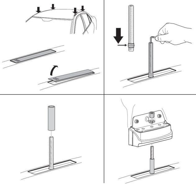 Купить Монтажный комплект Thule 3061 для Hyundai i30 (mkI)(hatch) 2007-2011; Kia Ceed (mkI)(hatch) 2007-2012 (TH 183061)