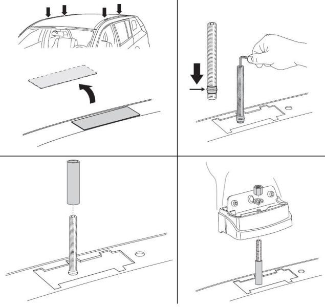 Buy Mounting kit Thule 3080 for Mazda 5 (MKII-MKIII) 2004-2018 / Biante (MKI) 2008-2018; Nissan Lafesta (MKII) 2011-2018 (Th 183080)