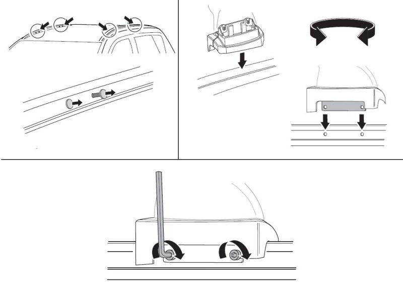 Buy Mounting Kit thule 3097 for Jeep Compass (MKI) 2011-2017 (Th 183097)