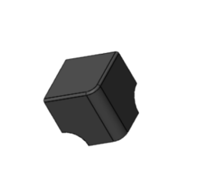 Купити Ковпак алюмінієвого профілю, 90х90 Пластик Україна (2700678920)