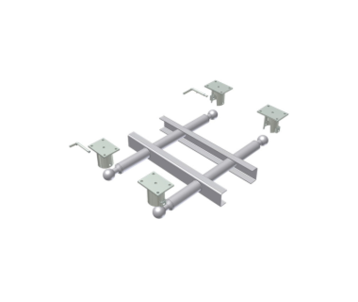 Купить Комплект куль для перекидання кузова Ø75, 5000 кг Італія (25375100)