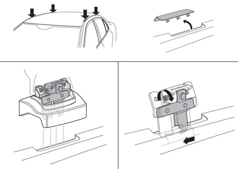 Купить Монтажный комплект Thule 3103 для Chevrolet Orlando (mkI) 2010-2018 (TH 183103)