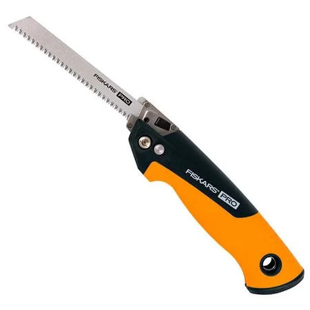 Купити Пилка універсальна складана Fiskars Pro PowerTooth, 2 полотна (метал, дерево), 15 см 13/24 TPI (1062934)