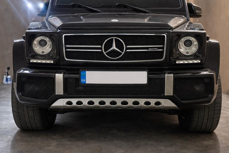 Купить Защита переднего бампера нержавейка для Mercedes G сlass W463 1990-2018 гг