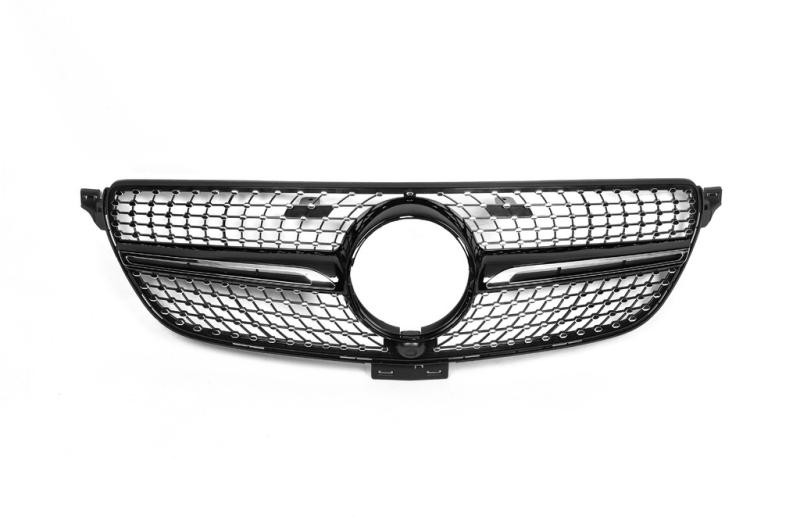 Купити Тюнінг решітка радіатора (Diamond Black) Без камери для Mercedes GLE coupe C292 2015-2019 рр