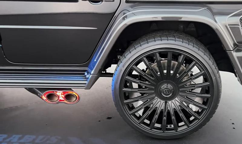 Купить Насадки на выхлоп BRB Carbon (2 шт) для Mercedes G сlass W465 2025- гг