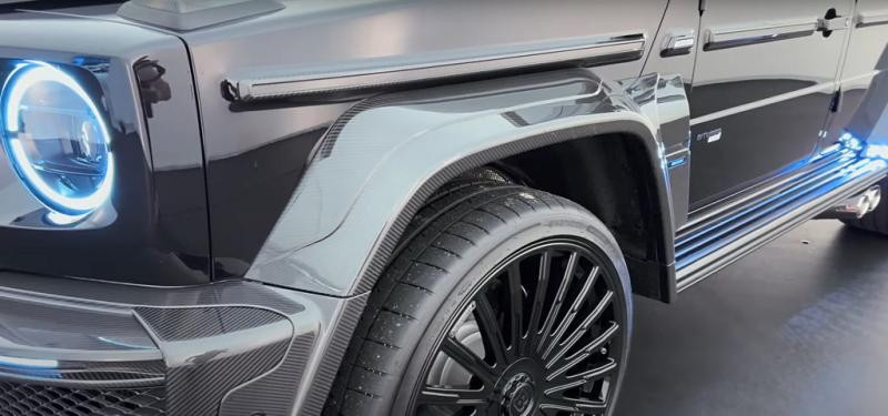 Купити Молдинги BRB Carbon (10 шт) для Mercedes G сlass W465 2025- рр