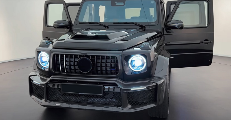 Купити Рамка решітка радіатора Carbon V1 для Mercedes G сlass W465 2025- рр