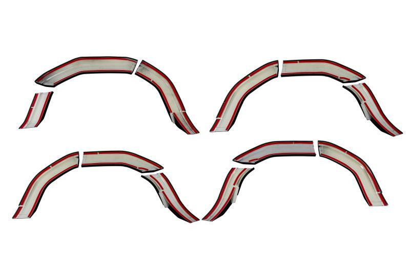 Купить Комплект расширителей арок (12 шт) для Toyota Land Cruiser Prado 250 2023- гг