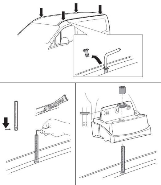 Buy Mounting kit Thule 3140 for Ford Tourneo/Transit Courier (MKI) 2014-2023 (Th 183140)
