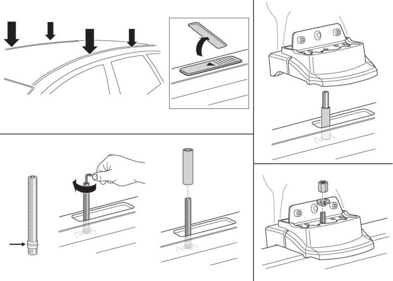 Купить Монтажный комплект Thule 3146 для Kia Soul (mkII) 2014-2019 (TH 183146)