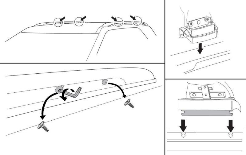 Купити Монтажный комплект Thule 3151 для Ford Explorer (mkV) 2015-2019 (TH 183151)