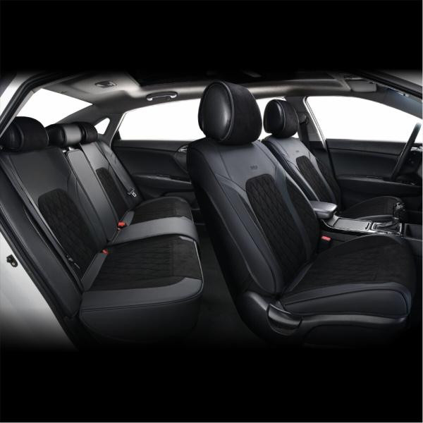 Купить Комплект, 3D чохли для сидінь Beltex Malibu, black