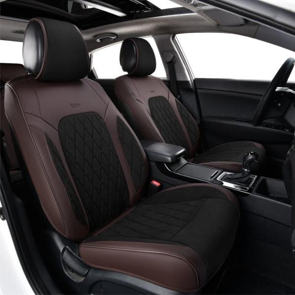 Купить Комплект, 3D чохли для сидінь Beltex Malibu, black-brown