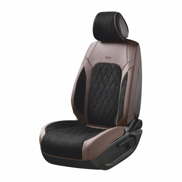 Купить Комплект, 3D чохли для сидінь Beltex Malibu, black-brown