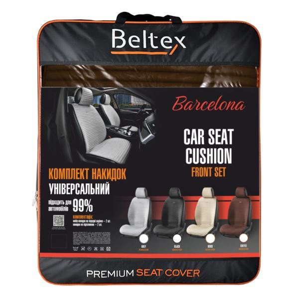 Купить Преміум накидки для передніх сидінь Beltex Barcelona, coffee 2шт