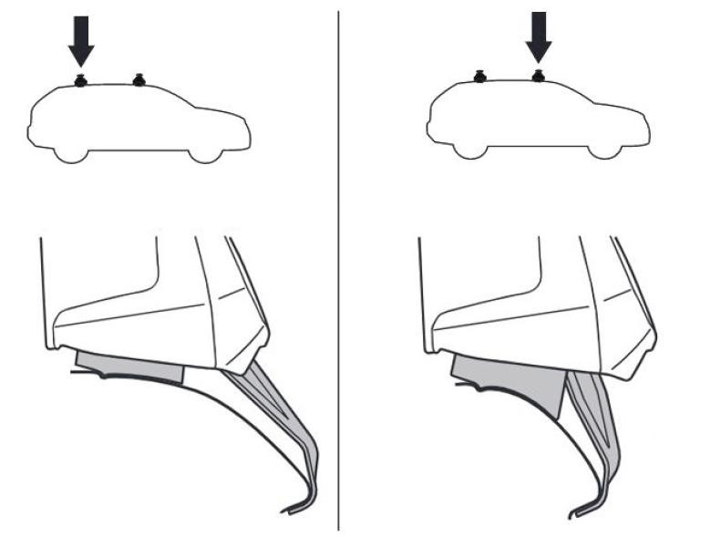 Купити Монтажный комплект Thule 5127 для Nissan Leaf (mkI-mkII) 2010→ (TH 145127)