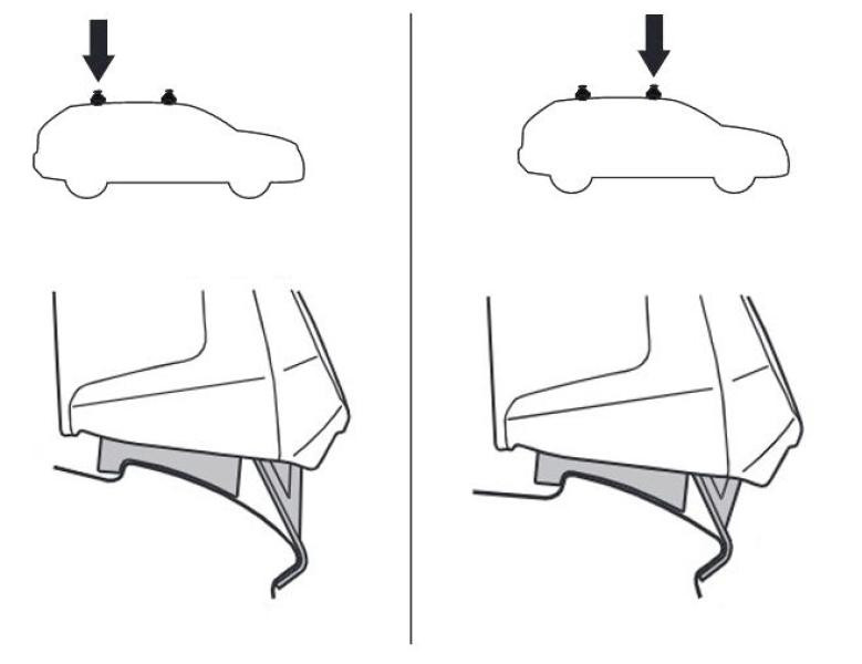 Buy Mounting set Thule 5141 for Citroen C1 (MKII); Peugeot 108 (MKI); Toyota Aygo (MKII) 2014-2022 (Th 145141)