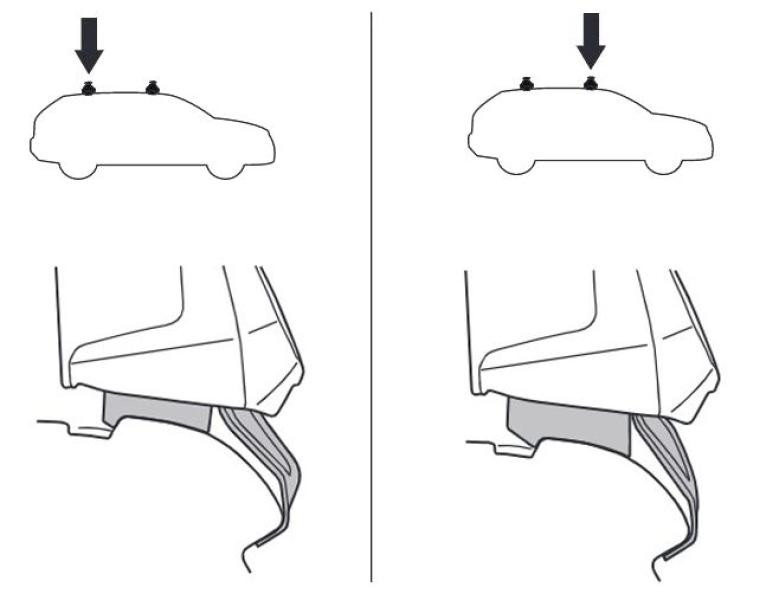 Купить Монтажный комплект Thule 5168 для Nissan Note (mkII) 2012-2020 (TH 145168)