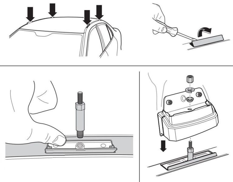 Купить Монтажный комплект Thule 3178 для Mercedes-Benz EQC (N293) 2019→ (TH 183178)