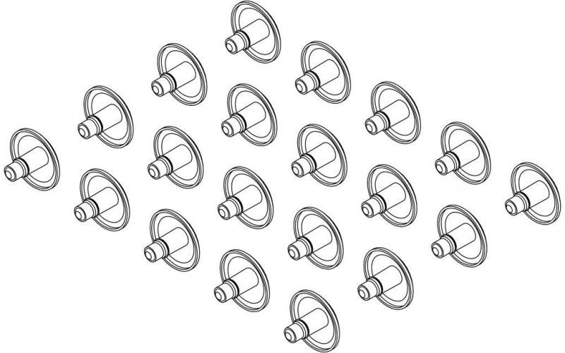 Купить Заглушка на закрепку (20 шт) 14303 (Vector (M, L), Arcos, Santu) (TH 1500014303)