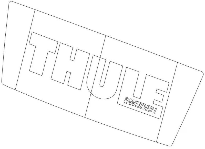 Купить Наклейка Thule задняя 14709 (Motion XT, Force XT) (TH 1500014709)