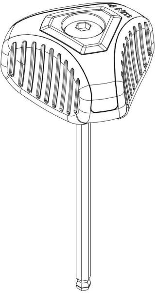 Купить Ключ динамометрический (4 Нм) 52988 (Evo Flush, Edge Flush, Evo Raised Rail) (TH 1500052988)