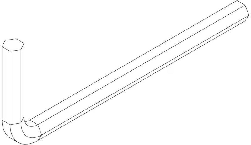 Купити Шестигранный ключ (4 мм) 50388 (Hullavator Pro) (TH 1500050388)