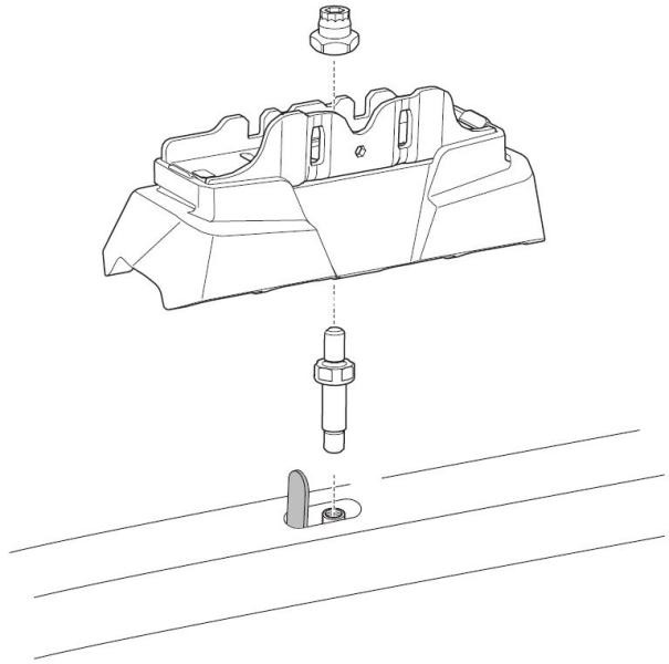 Купити Монтажный комплект Thule 7005 для Audi Q7/SQ7 (mkII) 2015→ (TH 187005)