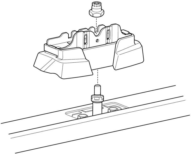 Купити Монтажный комплект Thule 7013 для Toyota Highlander (mkIII) 2013-2019 (TH 187013)