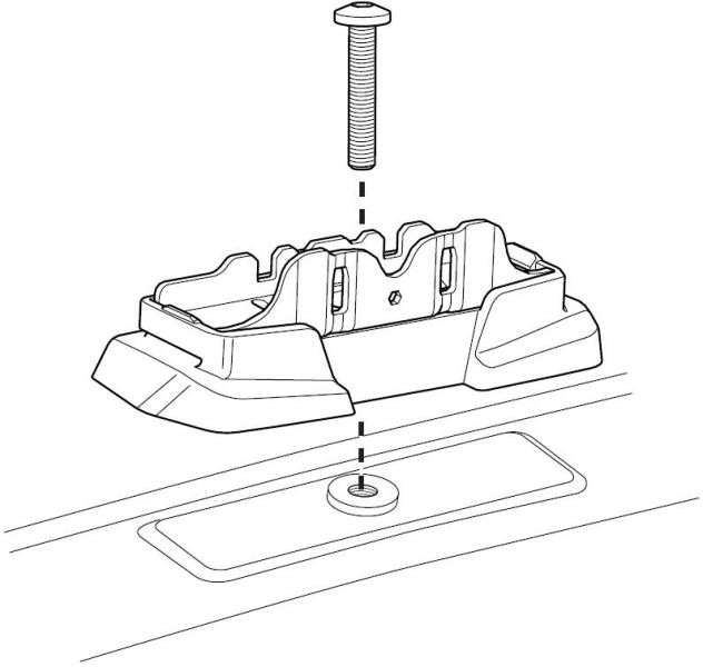 Купить Монтажный комплект Thule 7017 для Citroen Berlingo (mkII) 2008-2018; Peugeot Partner (mkII) 2008-2018 (TH 187017)