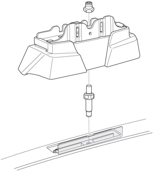 Купить Монтажный комплект Thule 7090 для Mercedes-Benz A-Class (W169) 2004-2012 / B-Class (W245) 2004-2011 (TH 187090)
