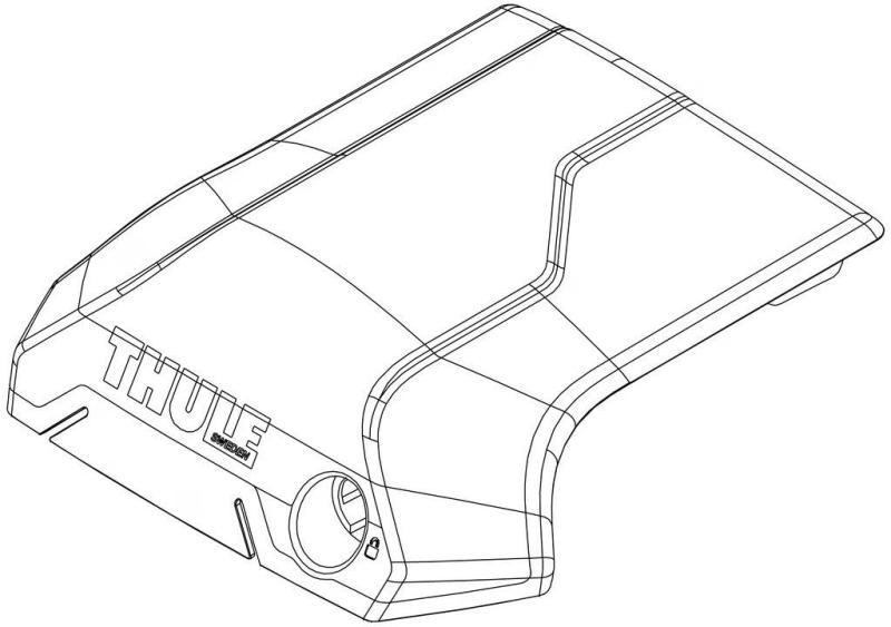 Купить Крышка опоры левая 54745 (Raised Rail Edge) (TH 1500054745)