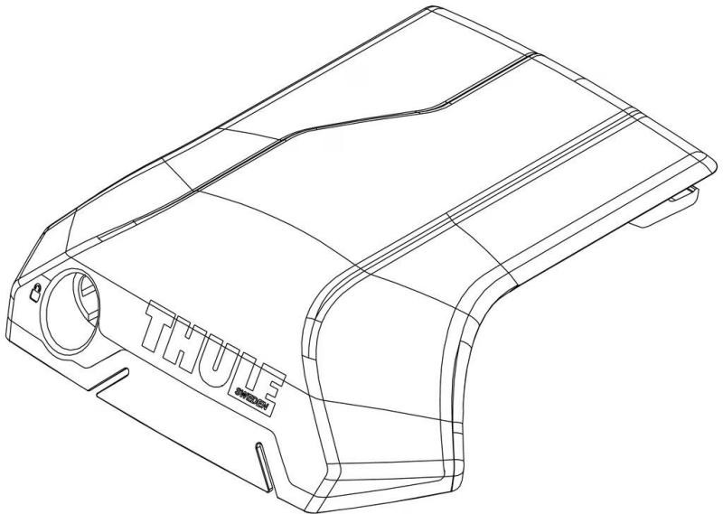 Купить Крышка опоры правая 54746 (Raised Rail Edge) (TH 1500054746)