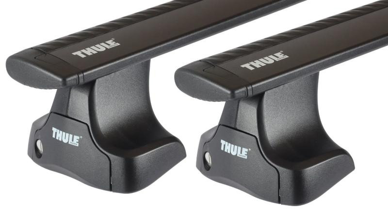Buy The trunk on a smooth thule wingbar black for Renault Clio (MKII) 1998-2012 / Symbol (MKI-MKII) 1999-2013 (Th 960B-754-119)